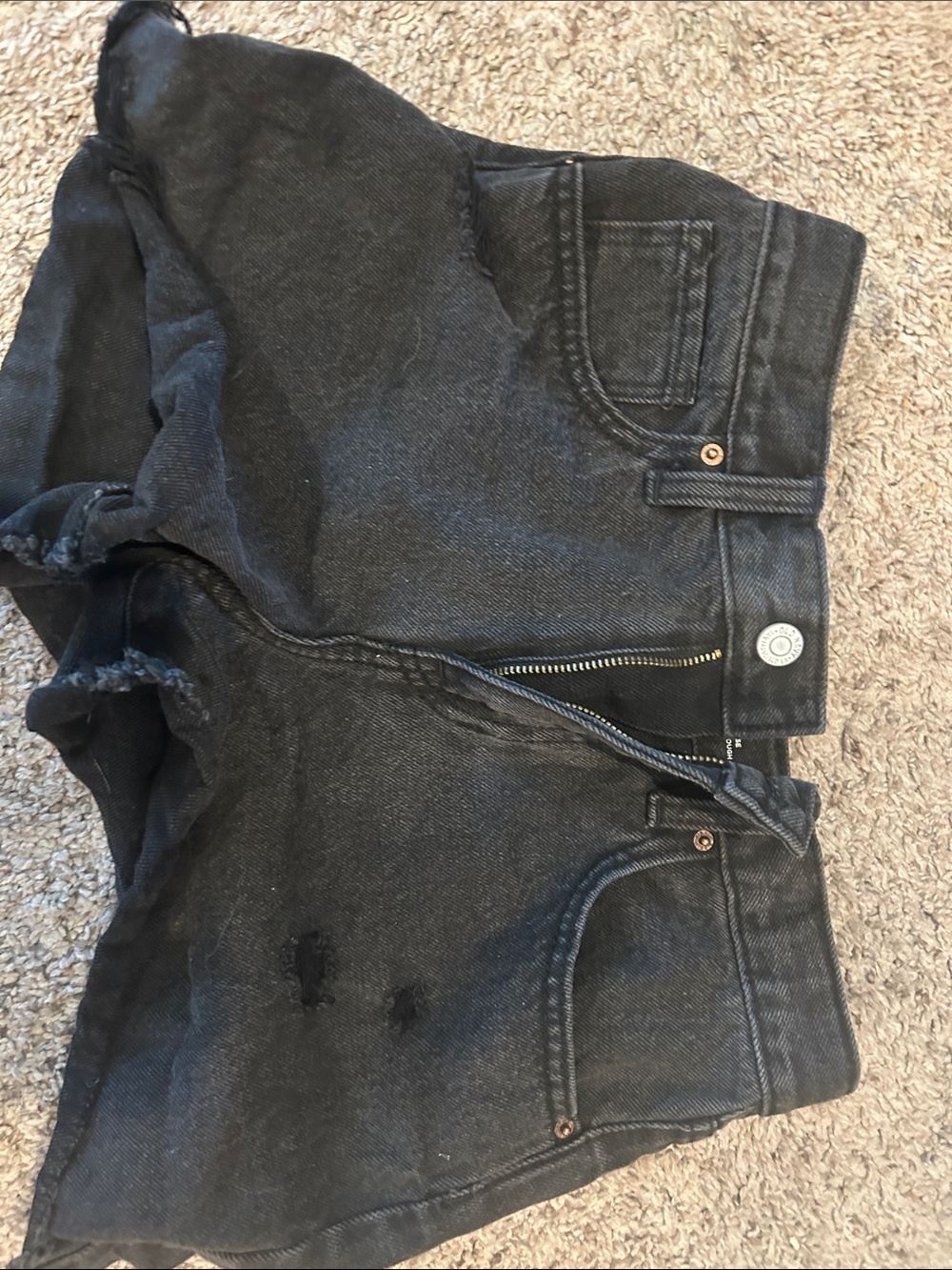 Black old navy jean shorts